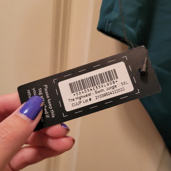 NWT CUUP THE HIGHWAIST - SWIM in Jungle Size 5 / XL - Picture 6 of 10